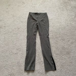 Boot cut Zara slacks with ability to adjust slits on either side of the pant leg